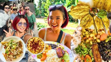 VEGAN ADVENTURE IN COSTA RICA with MY FOLLOWERS 🌴😍 (vegan travel vlog)