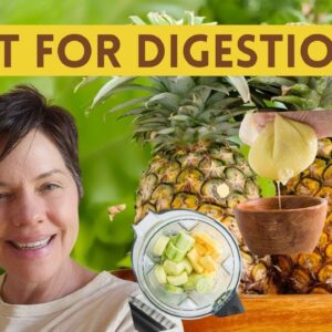 Pineapple Cucumber Juice Recipe with Ginger (Digestion Benefits)