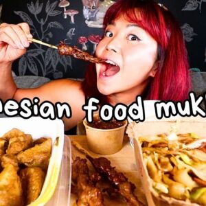 VEGAN INDONESIAN FOOD MUKBANG | Munching Monday Ep.135