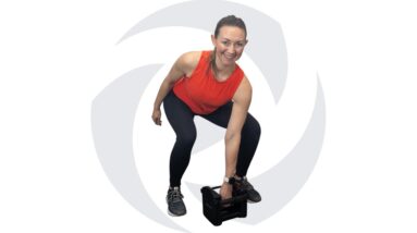 Increase Leg Strength & Test Core Stability w/ this At-Home Dumbbell Workout + Spicy Glute Finisher