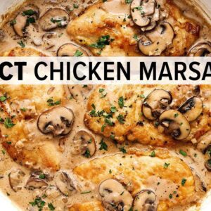 CHICKEN MARSALA | The Perfect Easy Weeknight Dinner Recipe!