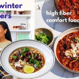 Nourishing Cosy Vegan Dinners | Winter Warmers ep.1 high fibre comfort food