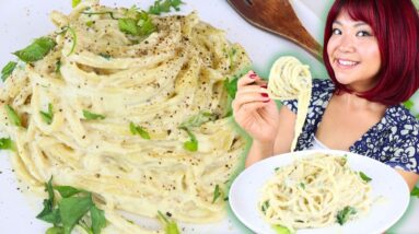 Did You Know TOFU Makes The CREAMIEST Pasta Sauce?!