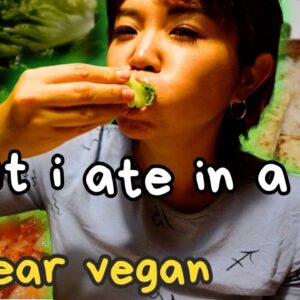 What I REALLY eat in a day as a Korean vegan of 10+ years! (Realistic vegan meals)