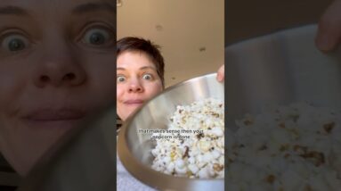 Homemade Popcorn on Stovetop 🍿🍿🍿