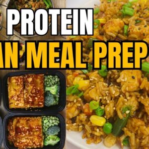 High Protein Low Calorie Vegan Meal Prep For Weight Loss (comfort food edition!)