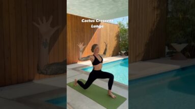 The Cactus Crescent Lunge: Yoga's Most Glamorous Pose