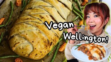 BEST VEGAN CHRISTMAS CENTREPIECE?! Vegan Lentil Wellington Recipe