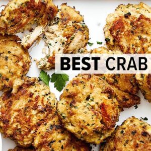 THE BEST CRAB CAKES | Protein-Packed + Easy Dinner Idea!