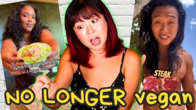 WORST Ex-Vegan TikToks That Melted My Brain (Lizzo Quits "Veganism")