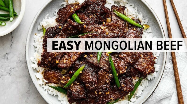 MONGOLIAN BEEF in 30 Minutes That Tastes Like PF Chang's!