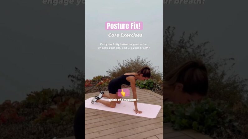 Perfect your posture with these exercises