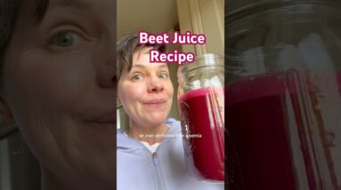 Beet Juice for High Blood Pressure (Tastes Great)! ❣️🤩 #beetjuice #beetrootjuice #juicerecipe