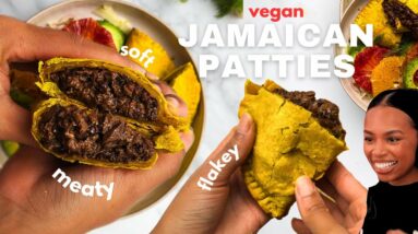 You Won’t Believe These Vegan Jamaican Beef Patties! (Flaky, Meaty & Packed with Flavour)