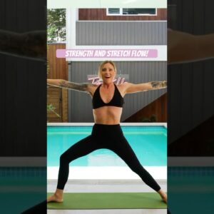 Perfect your flow with Lauren - Strengthen & Stretch #yogaflow #yoga