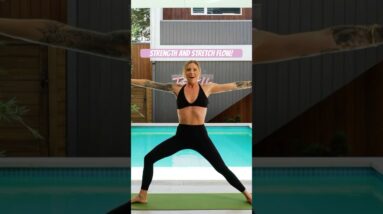 Perfect your flow with Lauren - Strengthen & Stretch #yogaflow #yoga