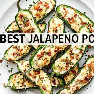 The Best JALAPEÑO POPPERS - Perfect for Super Bowl & Game Day!