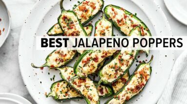 The Best JALAPEÑO POPPERS - Perfect for Super Bowl & Game Day!