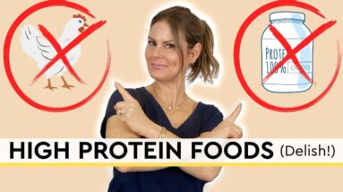 12 HIGH PROTEIN FOODS for WEIGHT LOSS | (NO chicken breast or protein powder!)