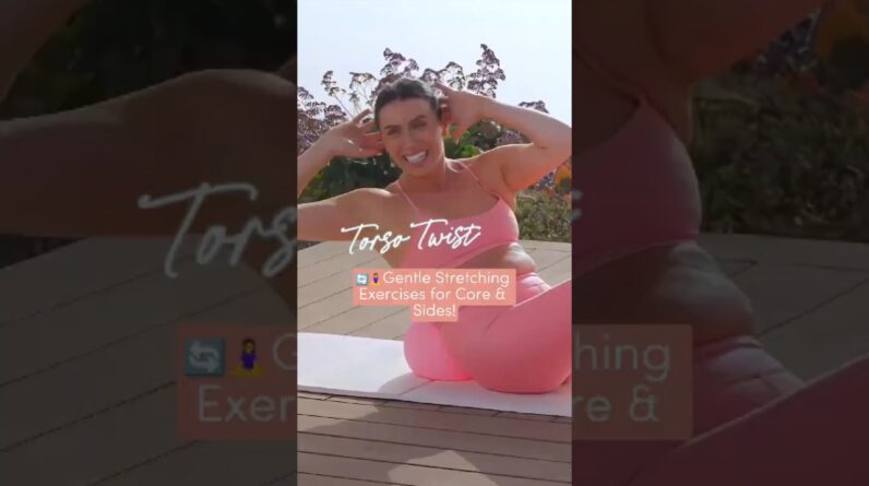 🔄🧘‍♀️ Torso Twist: Gentle Stretching Exercises for Core & Sides!  #mobility #tiuteam #tiu