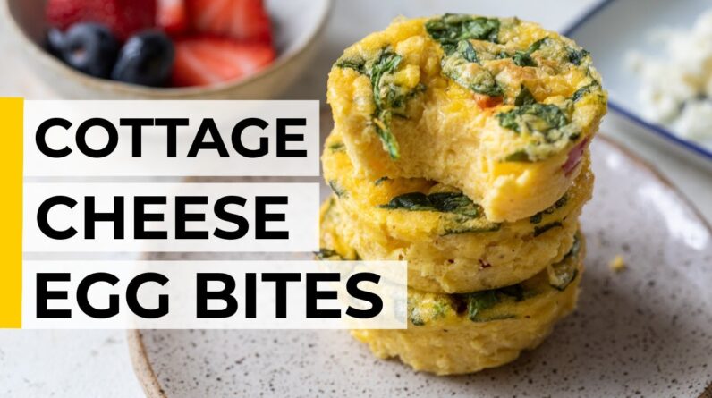 COTTAGE CHEESE EGG BITES | Healthy Breakfast (Better Than Starbucks!)