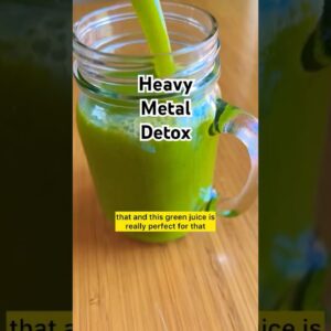 Cilantro Green Juice for Heavy Metal Detox 🌱🍋 #juicingrecipes  #recipe