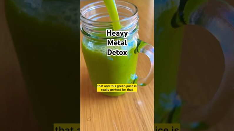 Cilantro Green Juice for Heavy Metal Detox 🌱🍋 #juicingrecipes  #recipe