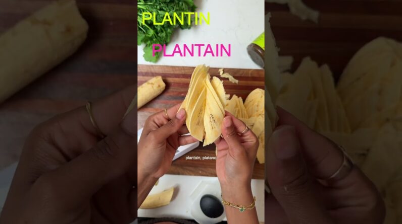 Green Plantain Crisps & Charred Jerk? HOW GREEDY #veganrecipes