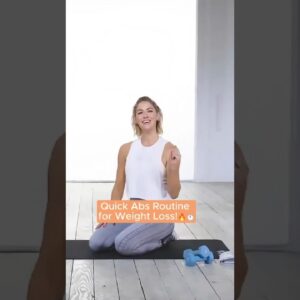 ✨ THROWBACK! 🤸‍♀️ 7-minute Quick Ab Routine for Weight Loss 🔥⏱️ #QuickWorkout #AbRoutine #ToneItUp