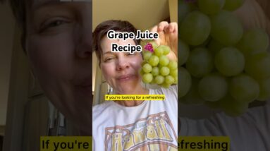 Grape Juice Recipe Using Juicer #juicer #grapejuice #juicingrecipes