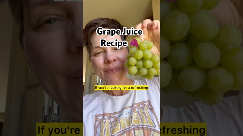 Grape Juice Recipe Using Juicer #juicer #grapejuice #juicingrecipes