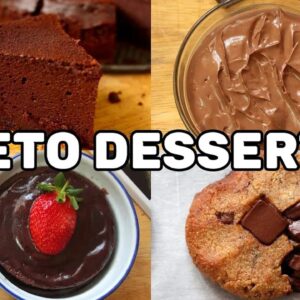 5 MUST TRY Keto Desserts for all CHOCOLATE lovers!!!!