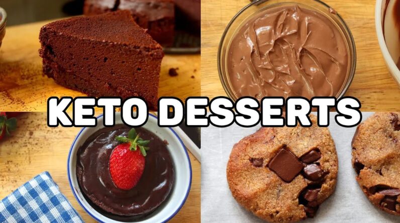 5 MUST TRY Keto Desserts for all CHOCOLATE lovers!!!!