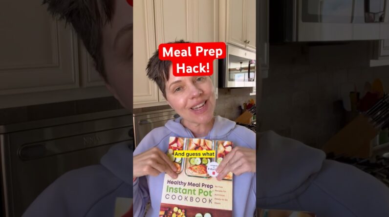 Meal Prep Cookbook Using Instant Pot Pressure Cooker #mealprep #instantpot
