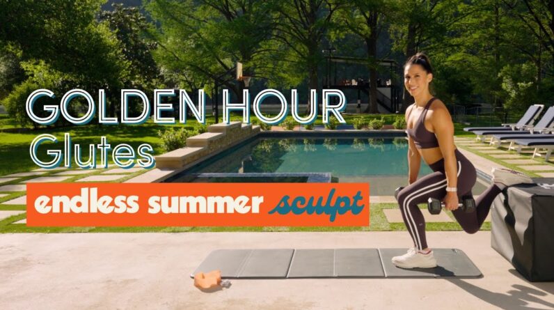 ✨ Golden Hour Glutes: Body Toning Workout for Beginners! 🍑