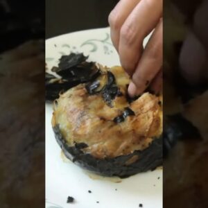 Ever eaten Baba Ganoush  This eggplant 🍆 spread is to die for! #shorts