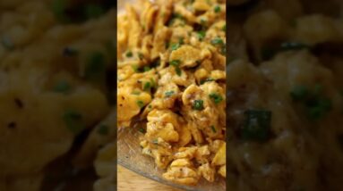 How do you make scrambled eggs better  With brown butter!!! #shorts