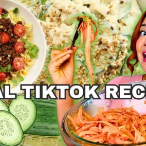 I Tried TIKTOK VIRAL RECIPES (2025) But VEGANIZED!