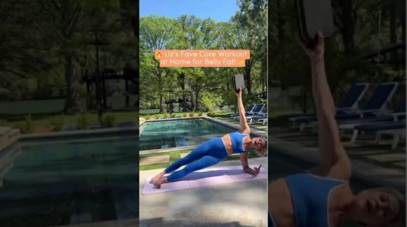 🔥 Liz's Fave Core Workout at Home for Belly Fat! ✨  #toneitup #TIUEndlessSummerSculpt