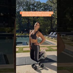 🍑 Sculpt & Strengthen: Full Body Toning Workout for Women (Glute Focus!) 🔥  #tiu #tiuteam