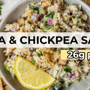 Ultimate Protein-Packed Tuna Chickpea Salad for Lunch!