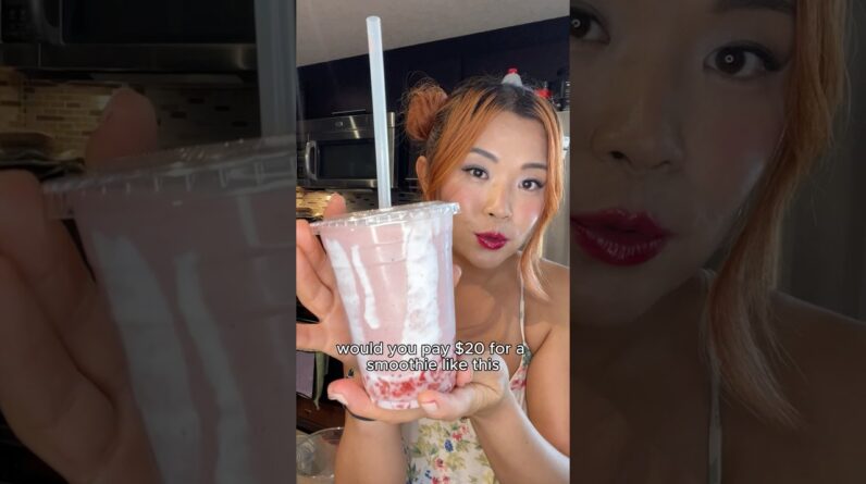 Would you pay $20 for a smoothie?!  #shorts