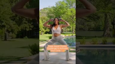Strength Training at Home: Leg & Core Challenge 🦵  #toneitup  #homeworkout
