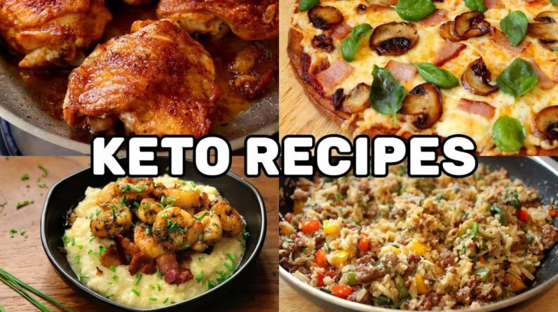 5 Keto Recipes that are super easy and tasty!  Great for beginners