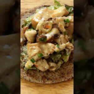 A delicious Keto chicken wrap #shorts