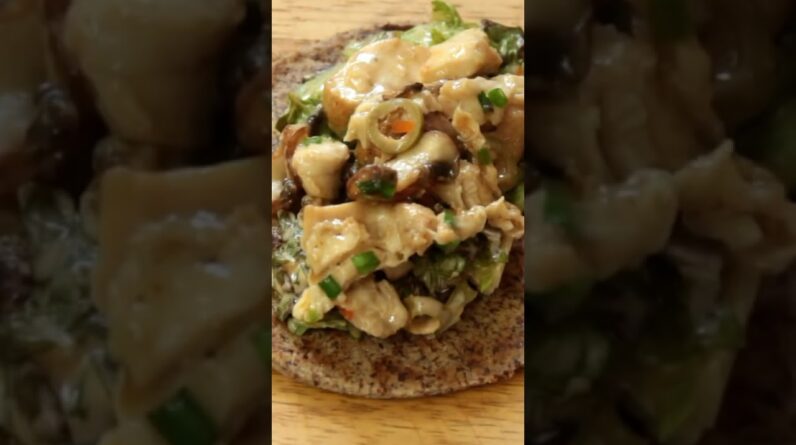 A delicious Keto chicken wrap #shorts