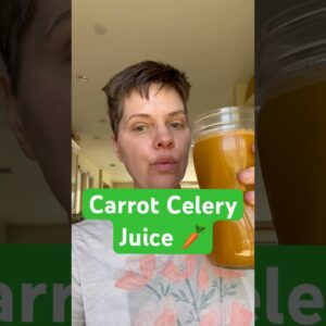 Carrot Celery Juice Recipe 🧡💚 #juice #recipe #juicer