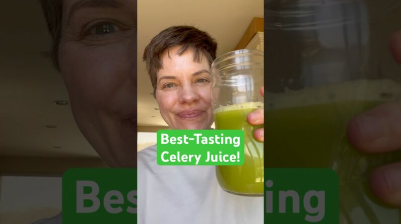 Best-Tasting Celery Juice Recipe #juicing #celeryjuice #recipe