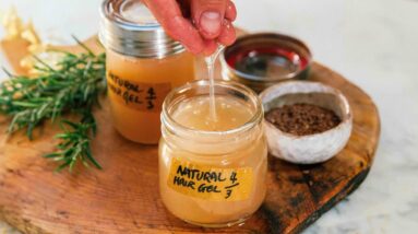 Grow Hair FAST with This 3-Ingredient Natural Gel! 🍯