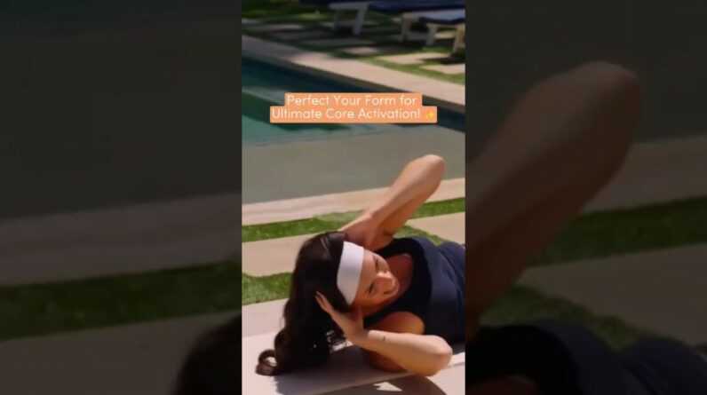 Perfect Your Form for Ultimate Core Activation! ✨ A great full body toned workout at home.